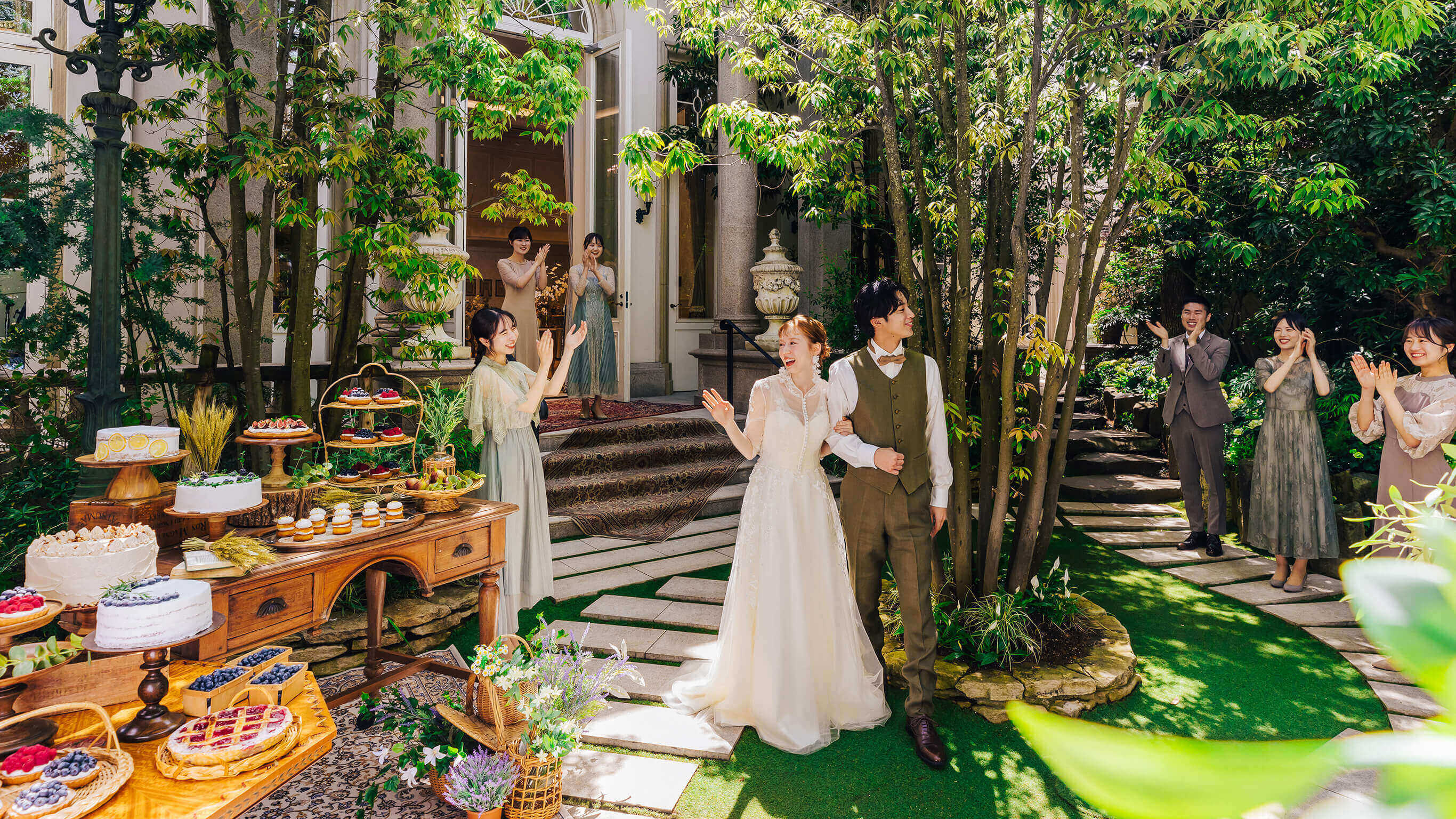 結婚披露宴の様子